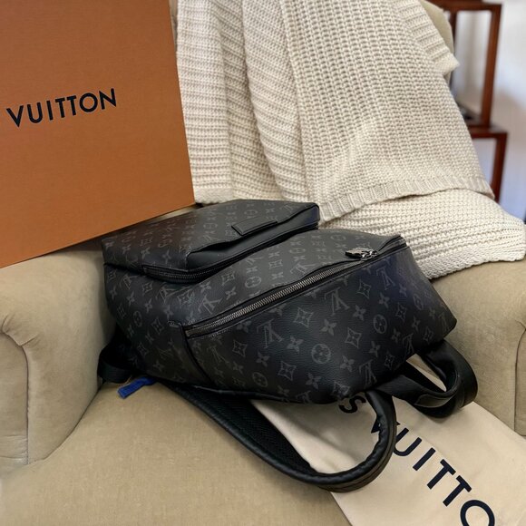 Auth. LOUIS VUITTON Discovery PM Monogram Eclipse Coated Canvas FL2109 Backpack - Picture 4 of 11